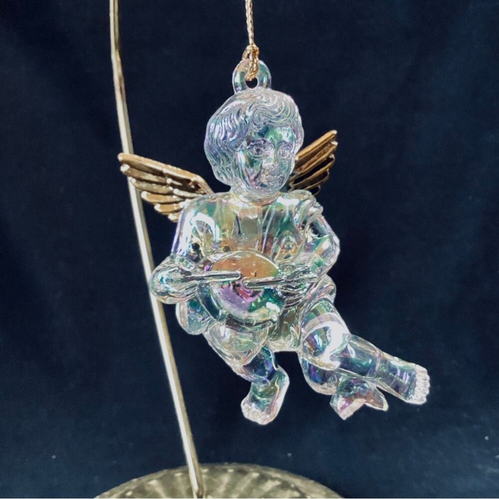 Irridiscent Christmas Angel Ornament